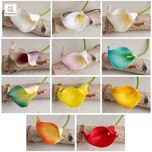Ramo de Lirios Calla Artificiales Baratos en Oferta, Mini Ramo de Flores de PU con Tacto Real para Decoración de Bodas, Fiestas, Hogar, <span class=keywords><strong>Centro</strong></span> de Mesa - Product Image 3