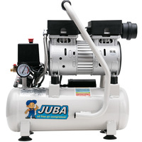 Compresseur d'air Juba 600W 9L sans huile silencieux pour usage domestique, dentaire et travail du bois