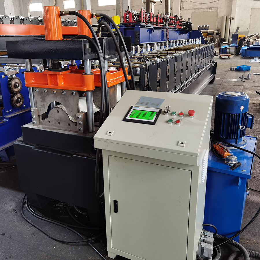 Corrugating Making Ridges Corrugated Galvanized Steel Sheet Making Machine ridge Cap Roll Forming ...