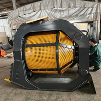 Direct usine Godet de criblage rotatif pour excavatrice, Godet de criblage de construction, Godet tamiseur à tambour pour excavatrice, pour terre et sable