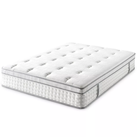 Matelas à ressorts ensachés en mousse à mémoire de forme écologique Euro Top, tailles King, Queen et Simple, pour hôtels, appartements, chambres et écoles