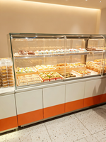 Fabriek die glazen taartvitrines en professionele broodvitrines met LED-verlichting levert