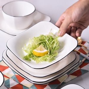 Services de <span class=keywords><strong>vaisselle</strong></span> <span class=keywords><strong>en</strong></span> céramique blanche personnalisés <span class=keywords><strong>en</strong></span> <span class=keywords><strong>gros</strong></span>, abordables, pour restaurants et maisons - Product Image 2