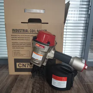 Örnek SENCO MAX tasarım CN45 55 70 80 90 1X20'FCL bobin çivi konteyner içinde 100 hava bobin NAILER