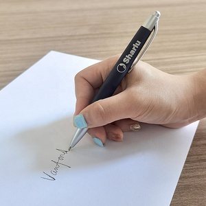 Penna a sfera con regalo di plastica promozionale di alta qualità Logo del cliente Hotel stampa personalizzata con Logo penne - Product Image 2