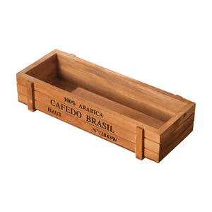 <b>Wooden</b> <b>Storage</b> Box Rectangular Multi Color Solid Wood Engraved Retro Style For Decorative Packaging - Product Image 5