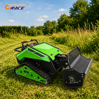 Mesin Pemotong Rumput Otomatis Robot Flail 800mm Tenaga Listrik untuk Rumah Tangga dengan GPS, Produk Terlaris Pabrik