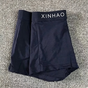 Calzoncillos bóxer <span class=keywords><strong>para</strong></span> <span class=keywords><strong>hombre</strong></span> de algodón elástico transpirable de cintura media, con logotipo personalizado, de marca de moda, ropa interior sostenible, al por mayor - Product Image 2