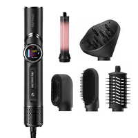 Styler 6-en-1 ionique avec brosse sèche-cheveux à 110 000 tr/min, multi-styler haute vitesse pour un séchage rapide, ensemble d'outils de coiffage