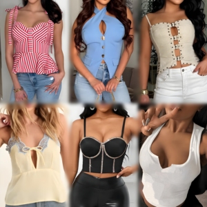Liquidación de Inventario 2026: Blusas de Mujer a la Moda, Sexys y Casuales, Estilos Combinables, Camisetas, Envío Aleatorio - Product Image 6