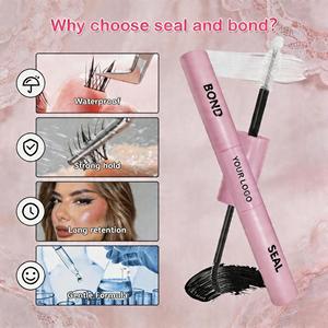 Kit d'extension de cils DIY 4-en-1 : Colle liquide 5ml <span class=keywords><strong>sans</strong></span> latex ni <span class=keywords><strong>alcool</strong></span>, étanche, pour cils individuels et en grappes, avec pince à épiler - Product Image 4
