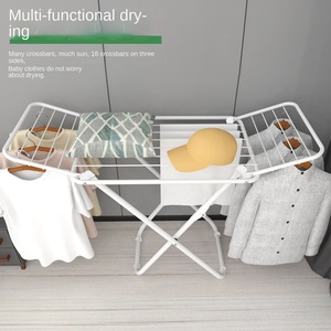 Vente chaude pliable fer grand porte-<span class=keywords><strong>linge</strong></span> vêtements étendoir support tissu support tissu support étendoir - Product Image 1