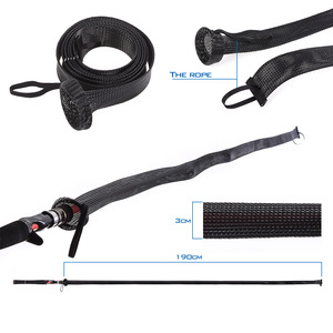 Funda Protectora de Malla para Caña de Pescar FISHERBON, 190cm, Bolsa de Una Sola Capa para Caña de Señuelos - Product Image 1