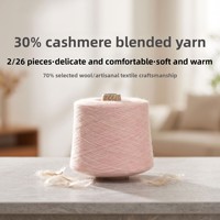 Echtes Rongrun Gefärbtes Kaschmir-Mischgarn 2/26 Fadenzahl 30% Kaschmir 70% Wolle Premium-Garn für Hochwertige Bekleidung Handstrickgarn