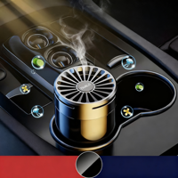 Baume Solide Désodorisant Voiture Parfum Longue Durée Diffuseur de Parfum pour Tableau de Bord Rechargeable Aromathérapie