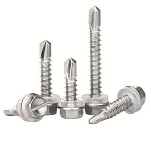 Tornillos autorroscantes de cabeza avellanada con rosca fina para aglomerado, con tira de plástico para cadena, para atornillado automático - Product Image 1