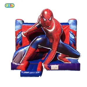 Spiderman Tiup Komersial Rumah Bermain Anak, Rumah Bouncing Air Bouncing Mainan Rumah Jumpy Jumpy Jumpy Lompat Ruang Angkasa