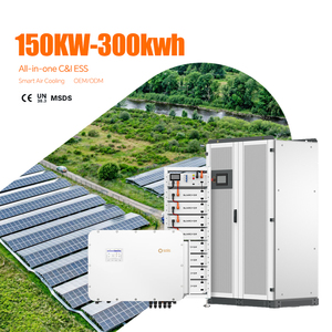 نظام تخزين طاقة هجين ذكي بتبريد هوائي 150 كيلو واط 300 كيلو واط ساعة للشركات والمؤسسات، حل طاقة شمسية معتمد بشهادات UN38.3 وCE وMSDS - Product Image 1