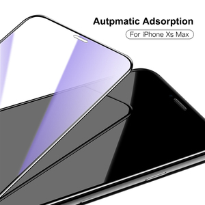 3D <span class=keywords><strong>Anti</strong></span> Bleu Lumière En Verre Trempé 9H Pour iPhone XS MAX Givré <span class=keywords><strong>Protection</strong></span> Plein Écran Protecteur Film Protecteur - Product Image 3