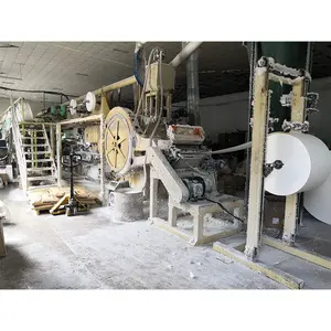 Used Fully Automatic I Shape Baby Diaper Machine Manufacturing Production Line