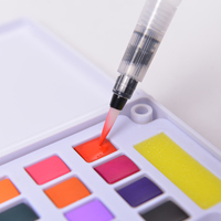 Ensemble de peinture à l'eau solide Art Rangers, 12 couleurs, haute qualité, pour papier, toile, verre
