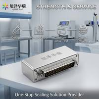 Produsen Feedthrough D-Sub 62 Pin HD Hermetic Feedthrough Komponen Sambungan Listrik Vakum untuk Sistem UHV