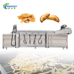 Machine de friture industrielle continue Shepody <span class=keywords><strong>pour</strong></span> chips de banane, arachides et poulet - Product Image 3