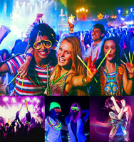 Lunettes Led bon marché plastique clignotant lunettes jouets en vrac batterie remplaçable lumière clignotante pour fête néon