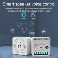 Interruptor de Circuito Inteligente WiFi Mini Tuya con Aplicación de Voz Inteligente Integrada para Controlar el Interruptor