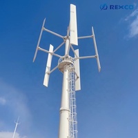 Générateur d'éolienne solaire hybride VAWT à prix d'usine système de production d'énergie éolienne efficace