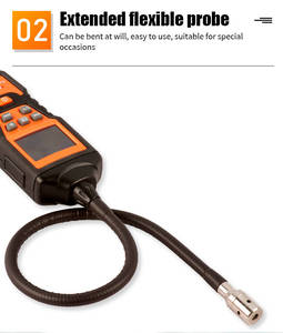 جهاز استشعار ذكي Victor c 822D LPG ، جهاز تحليل ذكي لاختبار الهواء الطبيعي القابل للاشتعال القابل للاشتعال ، إنذار مسموع مرئي - Product Image 2