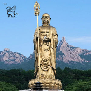 BLVE personnalisé extérieur doré géant métal cuivre bouddhisme Statues religieuses laiton Bronze grande Statue de <span class=keywords><strong>bouddha</strong></span> - Product Image 4