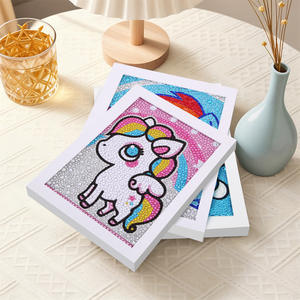 <span class=keywords><strong>Serie</strong></span> <span class=keywords><strong>completa</strong></span> de dibujos animados de diamantes, pintura de diamantes para niños, pegatinas decorativas DIY, gatito juguete de hecho a mano, regalo, fábrica al por mayor - Product Image 3