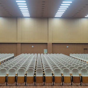Salon de cinéma maison moderne Ensemble <span class=keywords><strong>fauteuil</strong></span> en bois de salle de cinéma <span class=keywords><strong>pliant</strong></span> en tissu pour application scolaire - Product Image 2