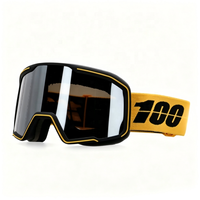 Lunettes de motocross 100 Style, anti-buée, UV400, coupe-vent, pour moto tout-terrain, MX, vintage