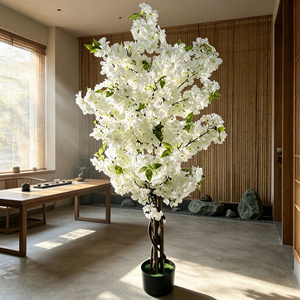 <span class=keywords><strong>Fleurs</strong></span> artificielles écologiques, faux cerisiers en <span class=keywords><strong>fleurs</strong></span> pour l'intérieur, cadeau de mariage, décoration pour événements, anniversaires, fêtes, vacances - Product Image 3