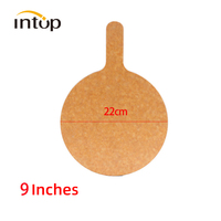 Ustensiles de cuisine de haute qualité, assiette à pizza en mélamine et bois, assiettes à pizza de 12 pouces, plateau à pizza en bois, planche à découper