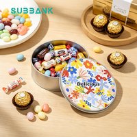 Subbank Sublimation vierge en gros nouvelle boîte cadeau en métal en forme de coeur boîte à bonbons en métal de transfert de chaleur par sublimation personnalisée