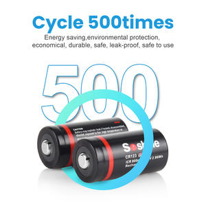 Soshine <span class=keywords><strong>Batterie</strong></span> <span class=keywords><strong>rechargeable</strong></span> Li-ion <span class=keywords><strong>CR123</strong></span> RCR123 16340 800mAh 3.7V <span class=keywords><strong>Batterie</strong></span> <span class=keywords><strong>rechargeable</strong></span> au lithium-ion en gros - Product Image 3