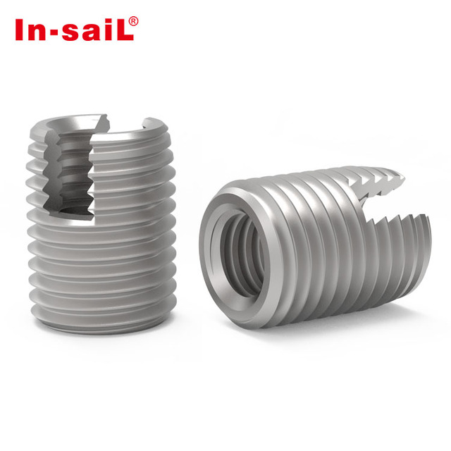 Self Tapping M6 M8 1/4 3/8 Threaded Inserts 302 303 307 308 Type Threaded Inserts