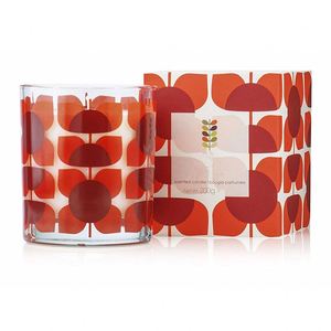 Bougie parfumée à la lavande dans un bocal en verre bleu à fleurs de style nordique 200g - Product Image 6