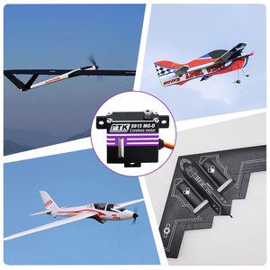 Modèle d'avion RC programmable tout métal PTK 8815 MG-D 15kg Servo-Glider KST X10min Unisexe 14 ans et plus Voiture RC Drift - Product Image 3
