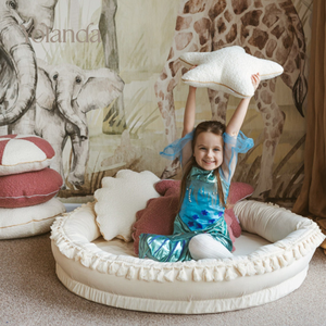 Nouveau <span class=keywords><strong>Nid</strong></span> <span class=keywords><strong>Douillet</strong></span> et Confortable pour Bébé 2026 – Coussin de Sol Personnalisé pour Tout-Petits – Vente en Gros Populaire - Product Image 1