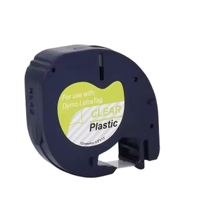 Compatible <span class=keywords><strong>Dymo</strong></span> Tape Lt 12267 12mm * 4m Étiquettes en plastique pour <span class=keywords><strong>Dymo</strong></span> <span class=keywords><strong>Letratag</strong></span> Tape - Product Image 1