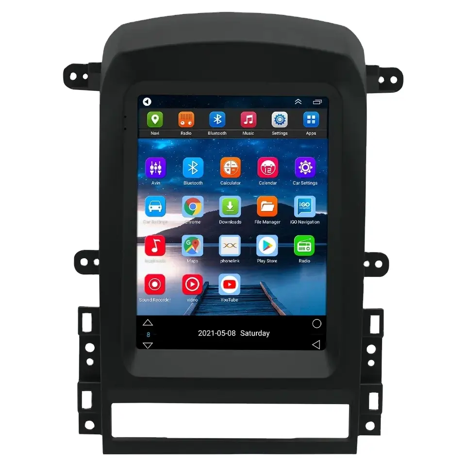 9,7 "полноэкранный Android автомобильный Радио, GPS-плеер для Chevrolet Captiva 2006-2012 Carplay, Wi-Fi 1 + 16/2 + 32/4 + 64 ГБ, мультимедиа