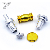 Couvercle de bougie d'allumage en aluminium 7075-T6 anodisé dur gravé au laser d'usinage CNC
