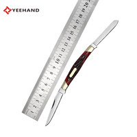 Couteau de camping et d'extérieur Yeehand personnalisé fait main en acier 3Cr13 avec manche en os de bœuf