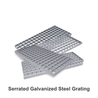 Grille en acier galvanisé, grille en acier dentelée, grille de couverture de caniveau, grille de drainage pour allée