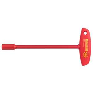 WIHA - 27933 Tourne-écrou avec poignée en T électrique 1000V Hexagonal - EAN 4010995279332 1000V CLÉS ISOLÉES - Product Image 1