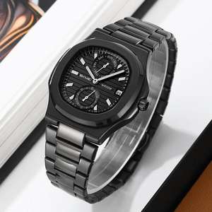 Skmei 2423 Montre-Bracelet de Mode Professionnelle pour Hommes, Quartz à Cadran Simple, Chronographe Sport Étanche - Product Image 1